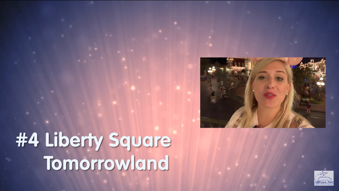 Screenshot from video ranking Tomorrowland at the bottom of the rankings.